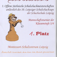 Schulschach_1 Montessori-Schulzentrum Leipzig - Neuigkeiten Grundschule 2013 - Pokale, 1. Plätze, Sachsenmeister und mehr!