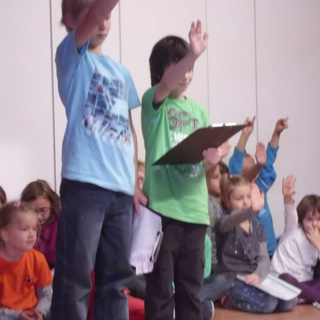 mk_tiger1 Montessori-Schulzentrum Leipzig - Neuigkeiten Grundschule 2012 - Morgenkreis hat Gold im Mund