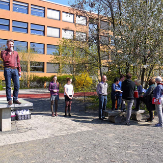 p1090261 Montessori-Schulzentrum Leipzig - Neuigkeiten Grundschule - Probealarmlogopräsentationspause
