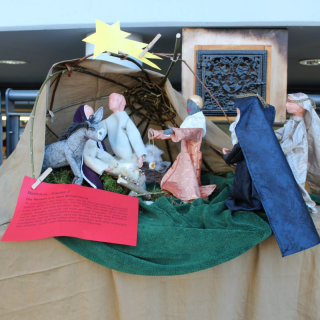 krippe_01 Montessori-Schulzentrum Leipzig - Neuigkeiten Grundschule - Gesunde, neue - Sternsinger