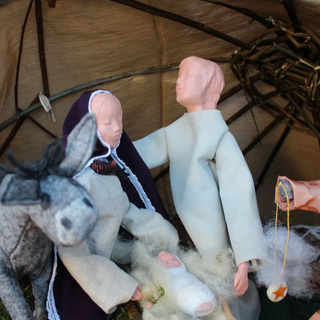 krippe_02 Montessori-Schulzentrum Leipzig - Neuigkeiten Grundschule - Gesunde, neue - Sternsinger