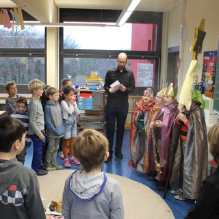 sternsinger_05 Montessori-Schulzentrum Leipzig - Neuigkeiten Grundschule - Sie kommen daher aus dem Morgenland