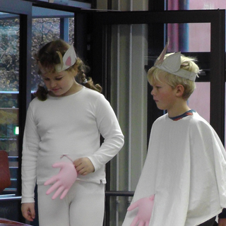 theaterthelma2014_08 Montessori-Schulzentrum Leipzig - Neuigkeiten Grundschule 2014 - Thelma - die weiße Kuh