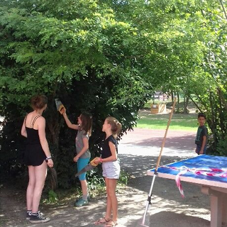 tischtennisplatte_03 Montessori-Schulzentrum Leipzig - Neuigkeiten Grundschule - Wer will fleißige Kinder sehn'?