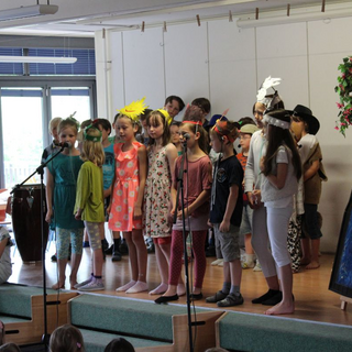 verabschiedung2017_08 Montessori-Schulzentrum Leipzig - Neuigkeiten Grundschule - Unsere Viertklässler sind 'ne sichere Bank!