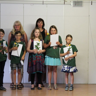 verabschiedung2017_13 Montessori-Schulzentrum Leipzig - Neuigkeiten Grundschule - Unsere Viertklässler sind 'ne sichere Bank!