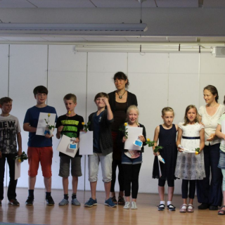 verabschiedung2017_16 Montessori-Schulzentrum Leipzig - Neuigkeiten Grundschule - Unsere Viertklässler sind 'ne sichere Bank!